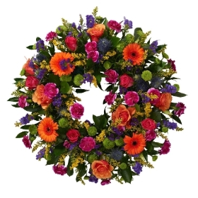 Autumnal Funeral Wreath